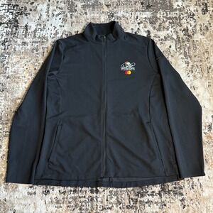 Nike Dri-Fit Womens Victory Jacket L Arnold Palmer Invitational Golf Black Zip